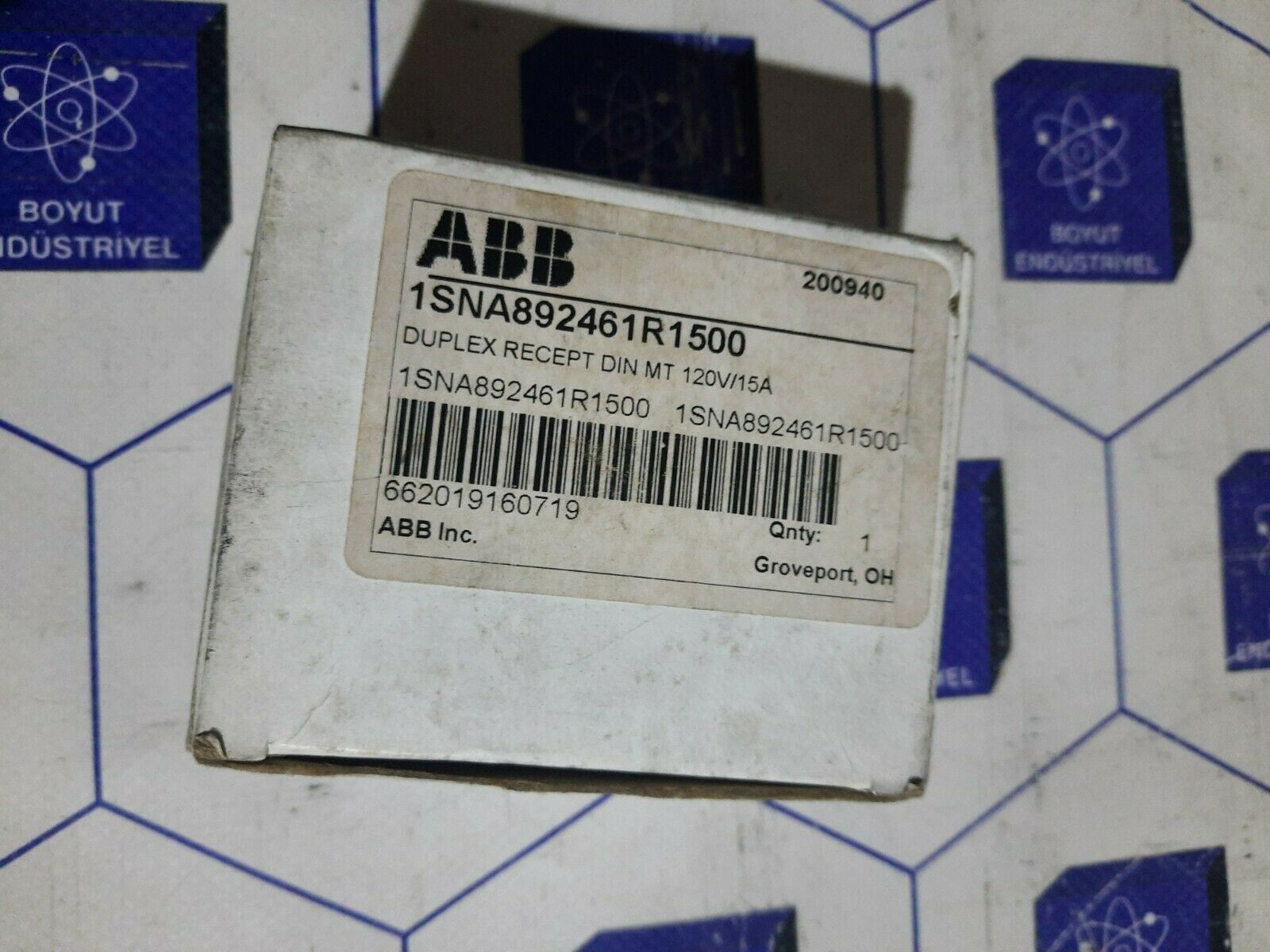 ABB DUPLEX RECEPT DIN MT 1SNA892461R1500 abb duplex recept din mt 1sna