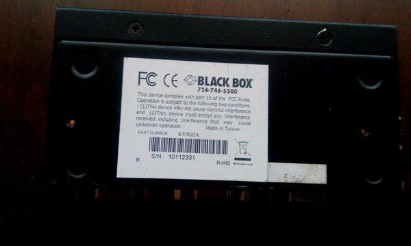 Black Box KV7022A Servswitch DT Basic II