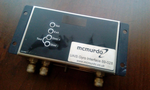 mcmurdo Gyro Interface 89-028 qe s2n Type-9028C (010136) 9030A