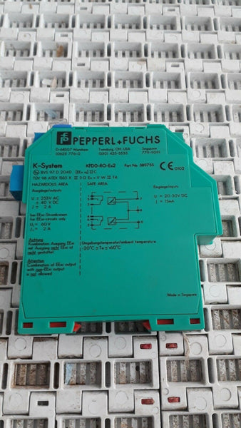 Pepperl Fuchs Kfd0-ro-ex2 KFD0-RO-EX2 Intrinsically Safe Isolator Barrier
