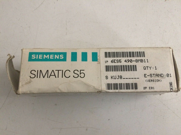 Siemens 6es5490-8mb11 6es5 490-8mb11 Simatic S5 40-pin Screw Termination