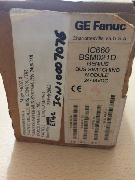 GE FANUC IC660BSM021D